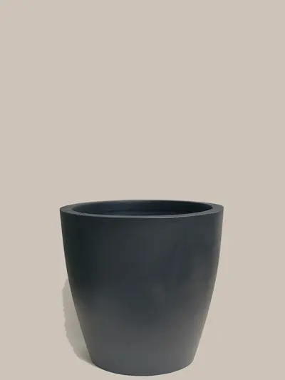 Manolya Beton Saksı No 1 Ø22cm Antrasit